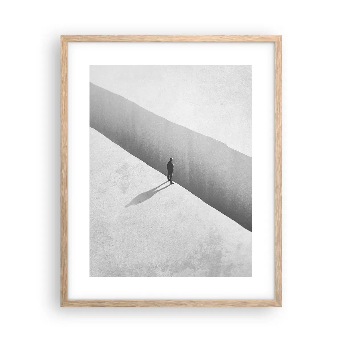 Affisch i ram av ljusek - Tydligt mål - 40x50 cm