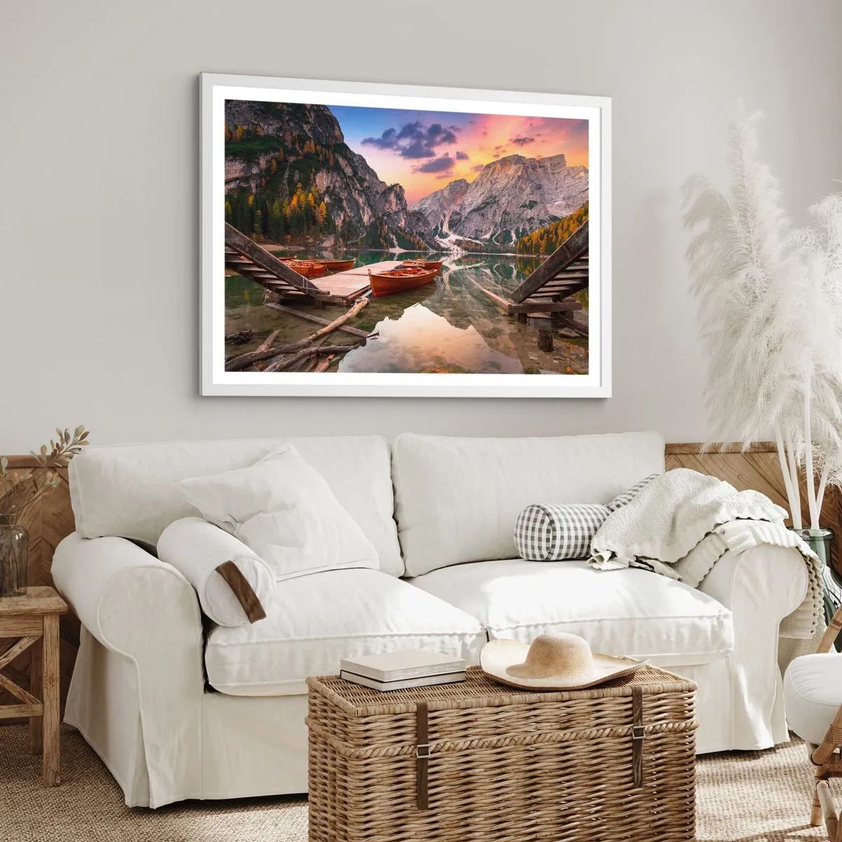 Affisch i vit ram - Dagens löfte - 70x50 cm