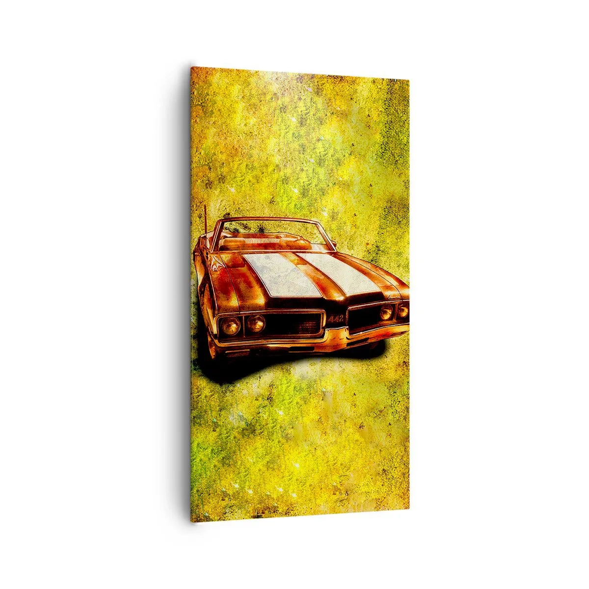 Canvastavla - Bild på duk - Kraft förtrollad i formerna - 65x120 cm