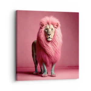 Canvastavla - Bild på duk - Och du är inte längre rädd - 30x30 cm