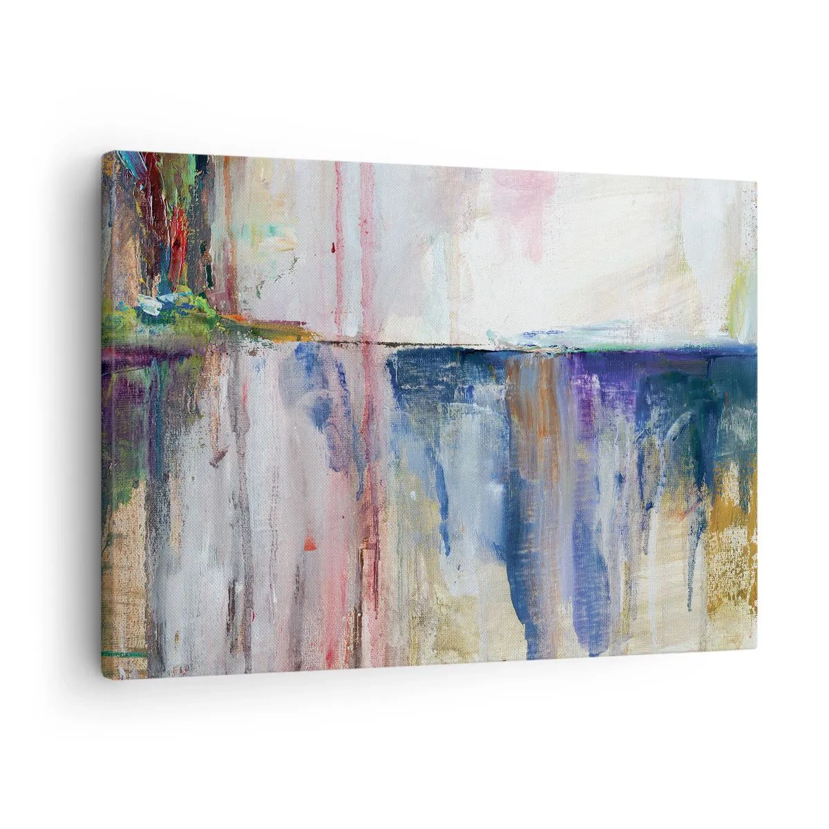 Canvastavla - Bild på duk - Färgrika intryck och associationer - 70x50 cm