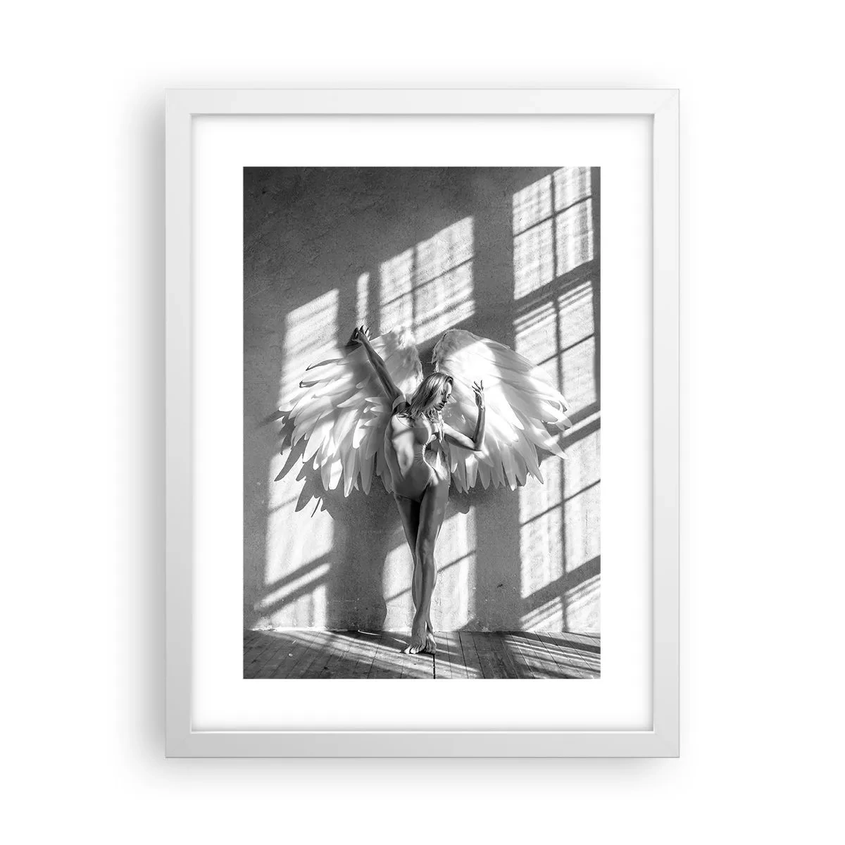 Affisch i vit ram - Direkt från himlen - 30x40 cm