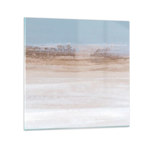 Glastavla - Bild på glas - Tvetydigt landskap - 30x30 cm