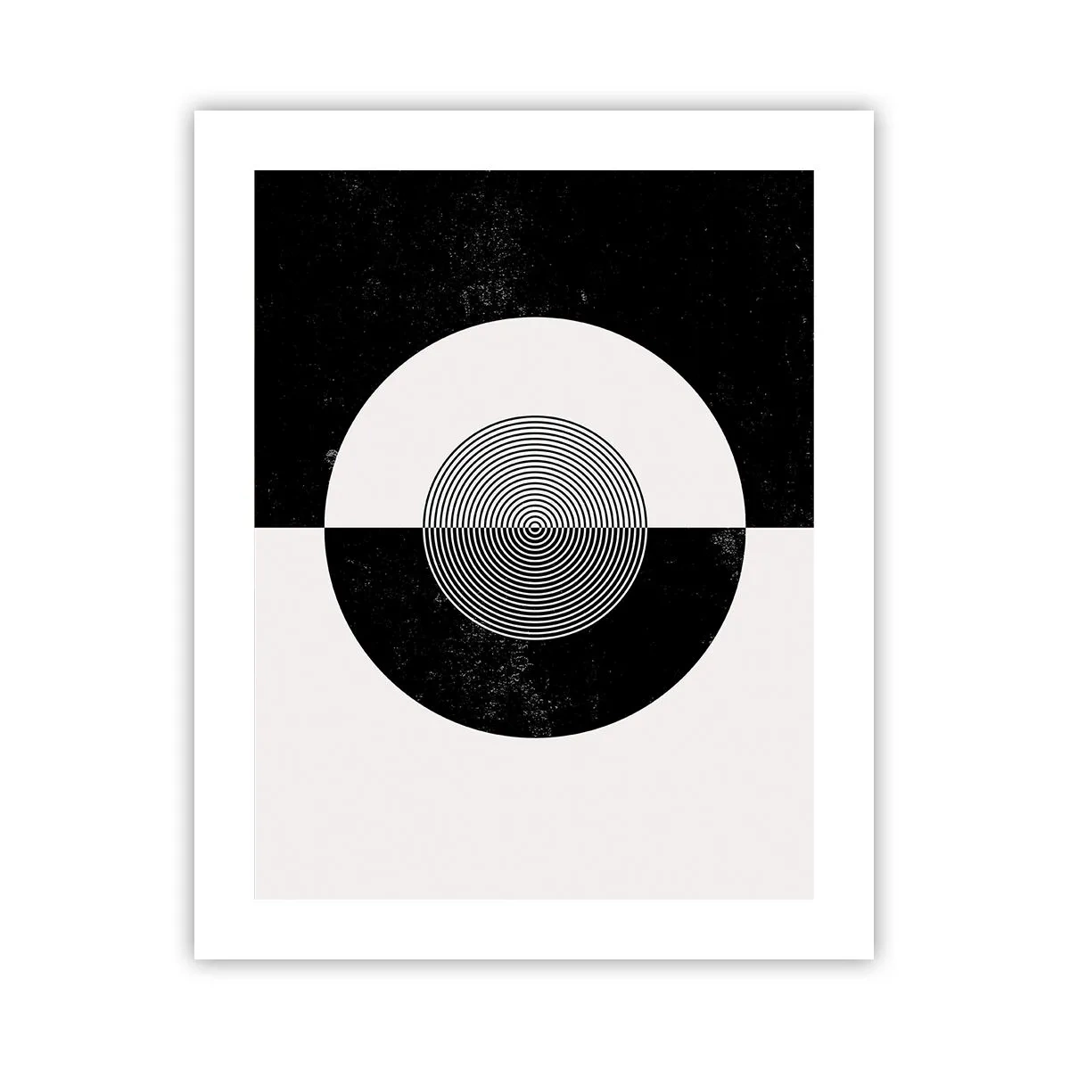 Affisch - Harmoni i svart och vitt - 40x50 cm