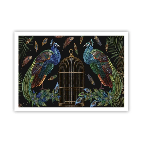 Affisch - I kungliga kläder - 100x70 cm