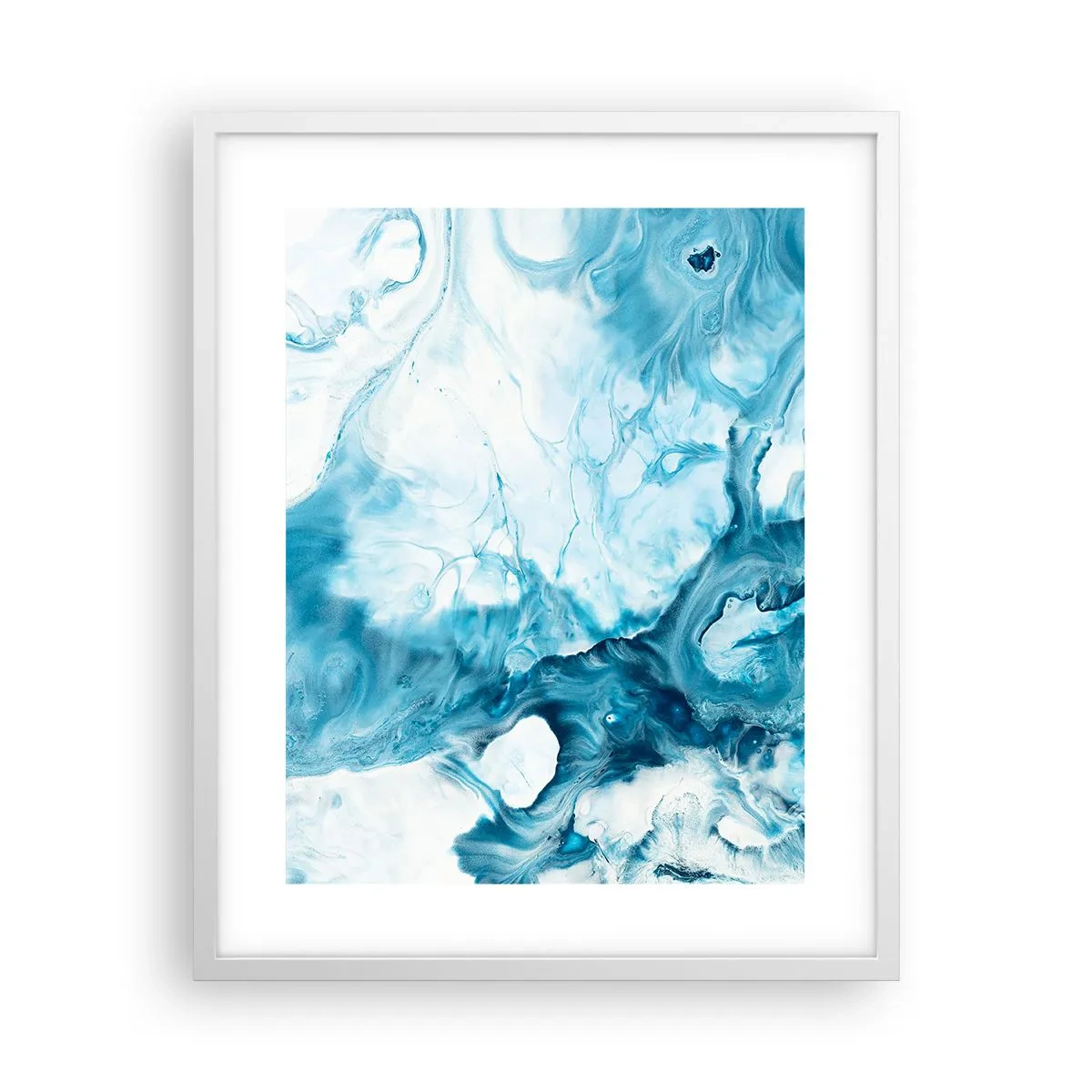 Affisch i vit ram - Blåhetens konsert - 40x50 cm
