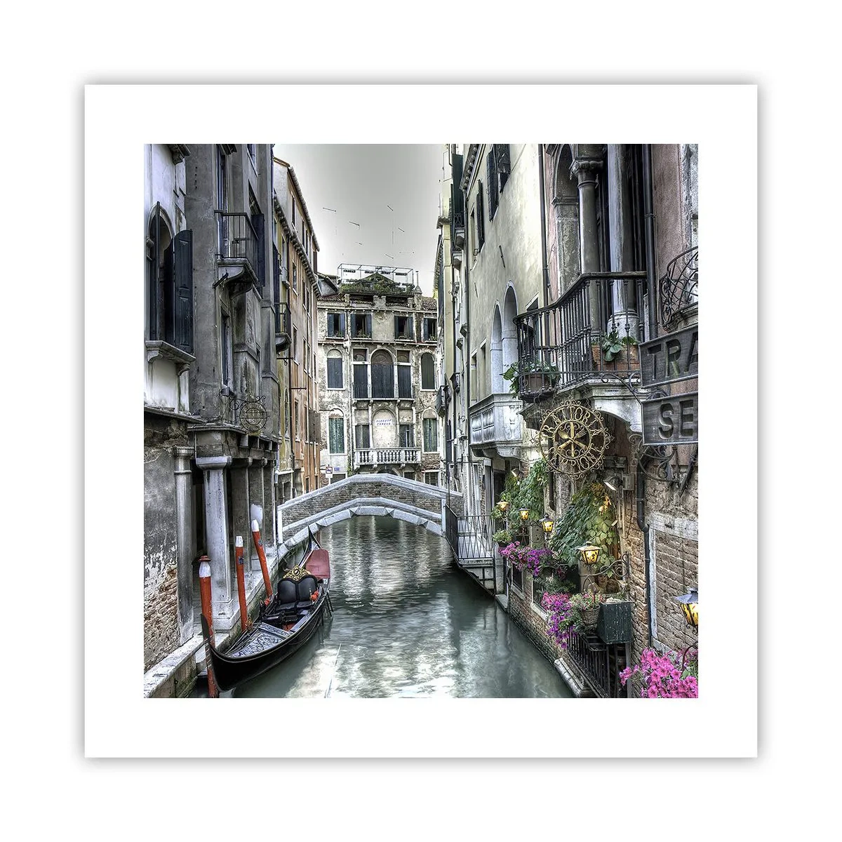 Affisch - Tyst begrundan sedan några sekel - 40x40 cm