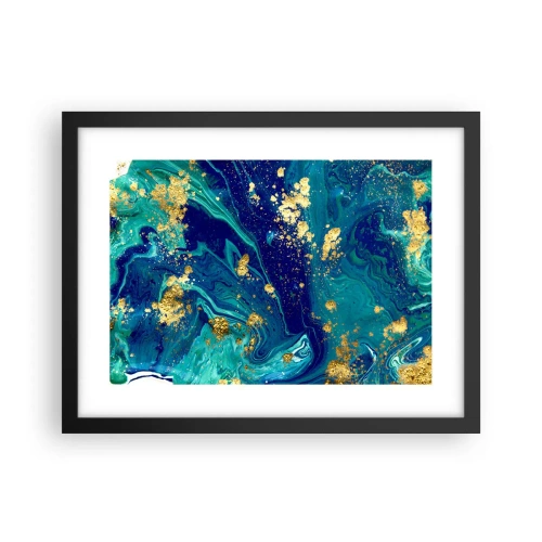 Affisch i svart ram - Solflingor  - 40x30 cm