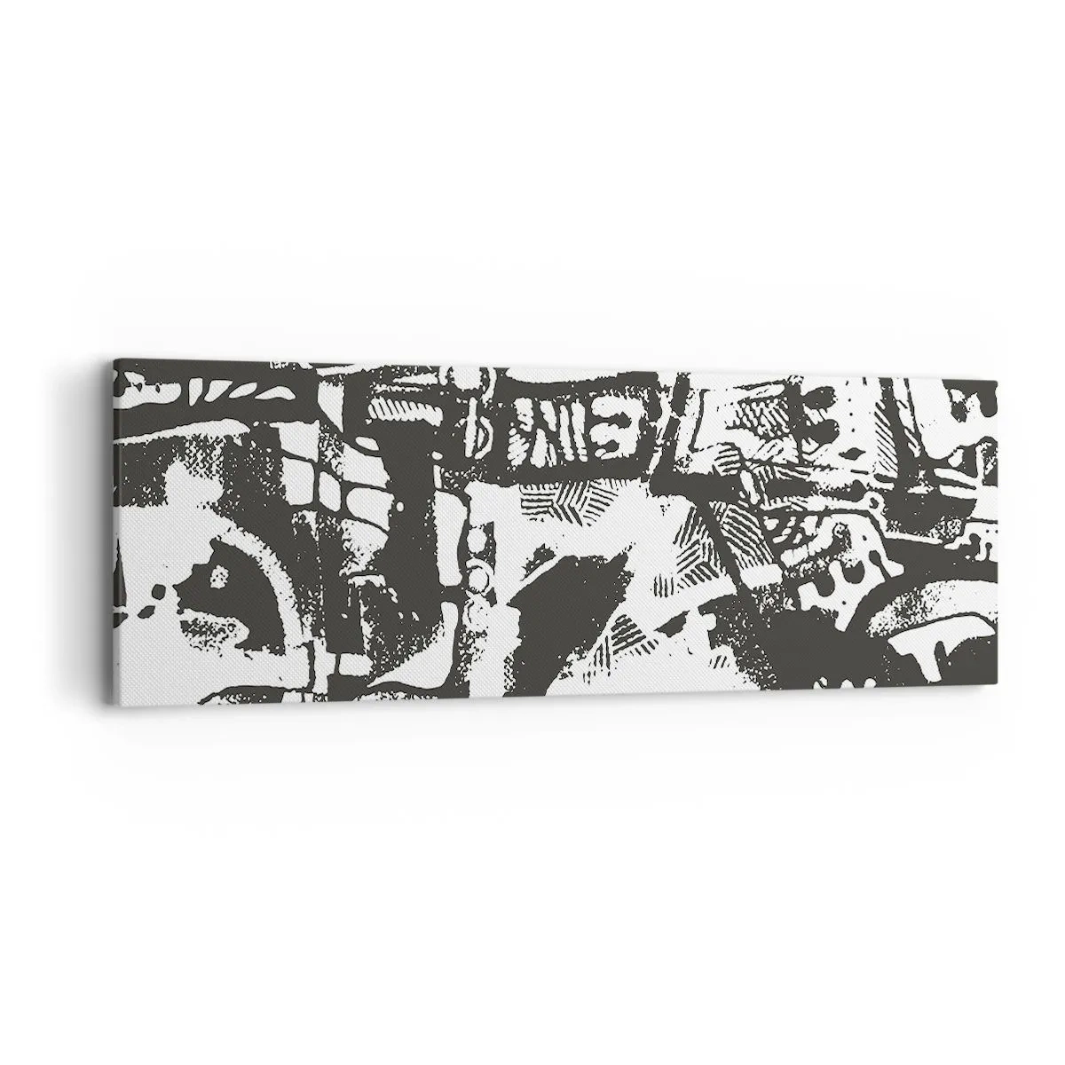Canvastavla - Bild på duk - Ordning eller kaos? - 90x30 cm