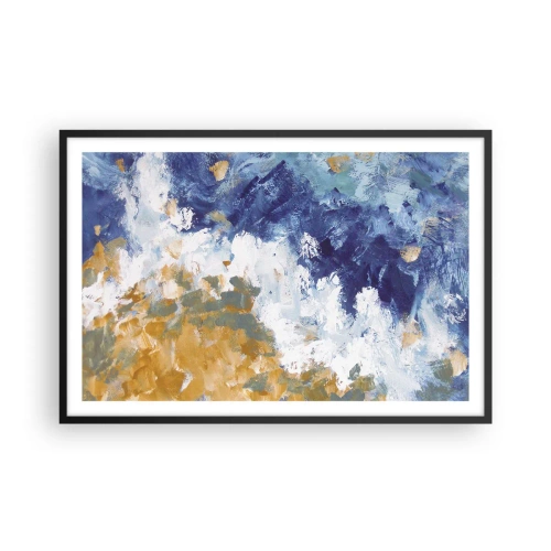 Affisch i svart ram - Elementens dans - 91x61 cm