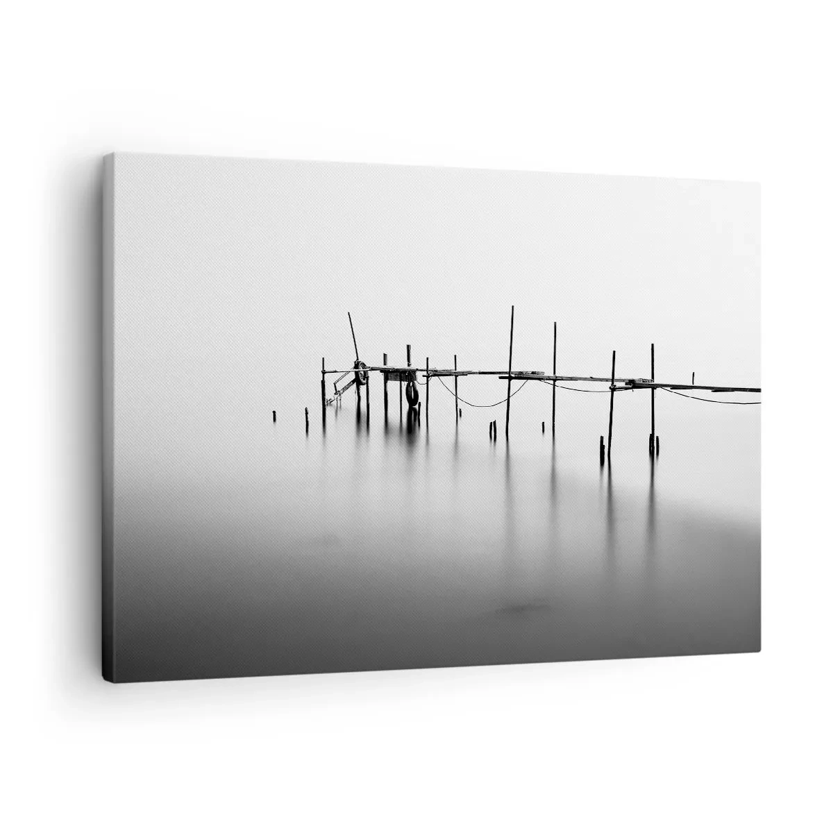 Canvastavla - Bild på duk - Och om världen inte finns? - 70x50 cm