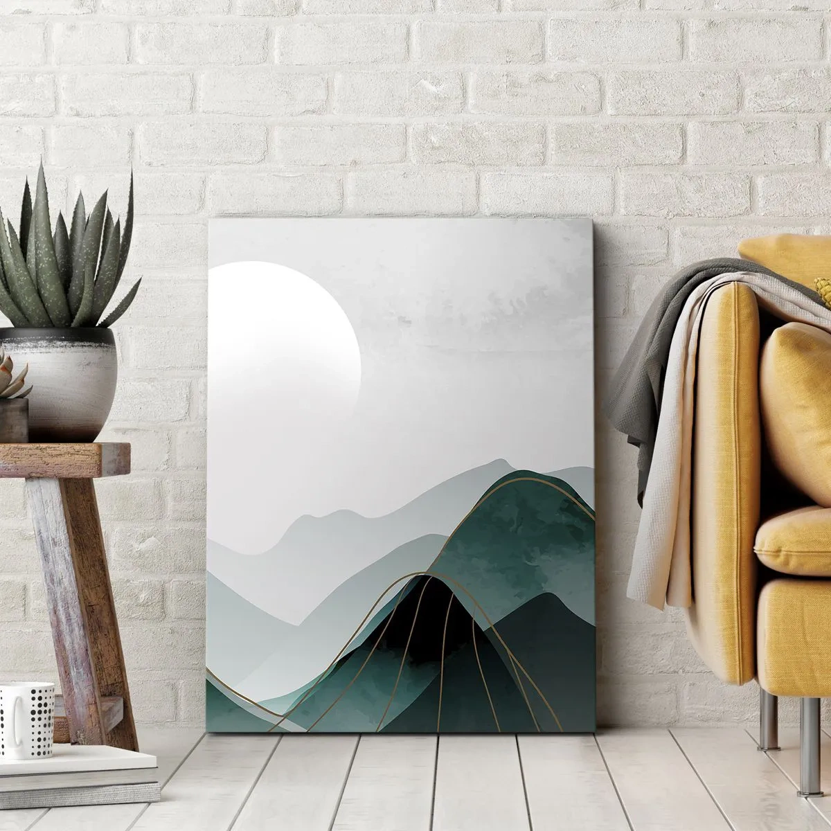 Canvastavla - Bild på duk - I fullt majestät - 45x80 cm