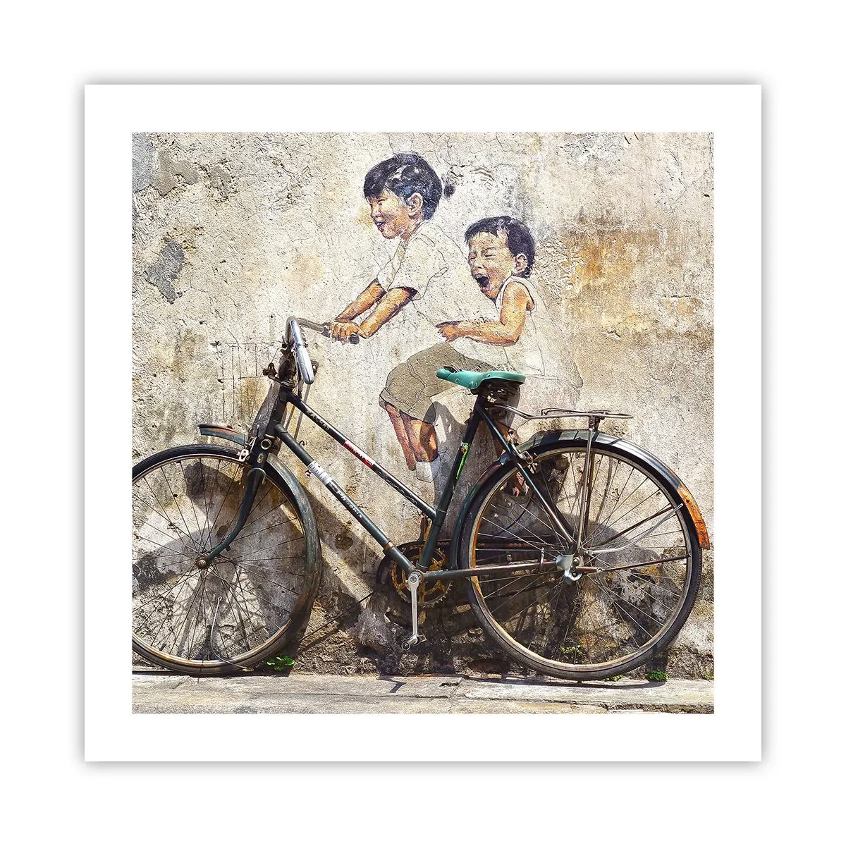 Affisch - Sant eller falskt? - 50x50 cm