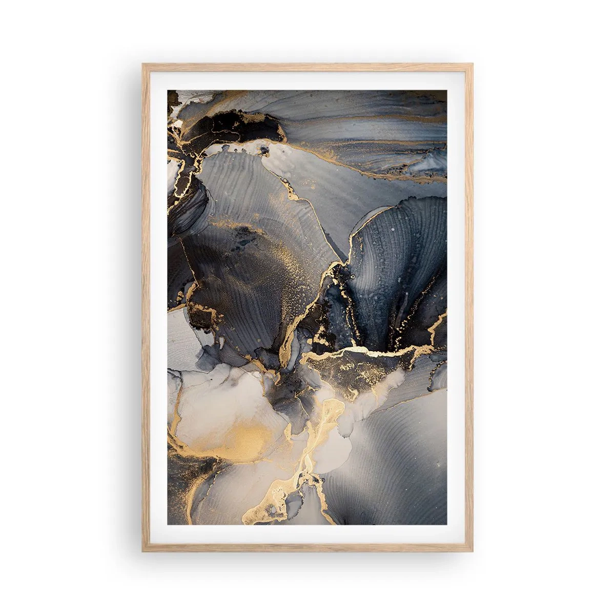Affisch i ram av ljusek - En stens liv - 61x91 cm