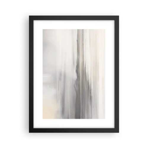 Affisch i svart ram - En eftertänksam bakgrund - 30x40 cm