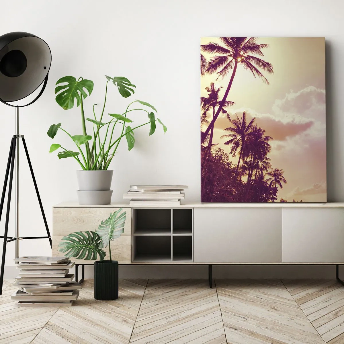 Canvastavla - Bild på duk - Du måste välja - 45x80 cm