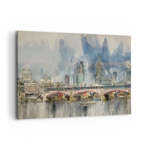 Canvastavla - Bild på duk - London i hela sin prakt - 100x70 cm