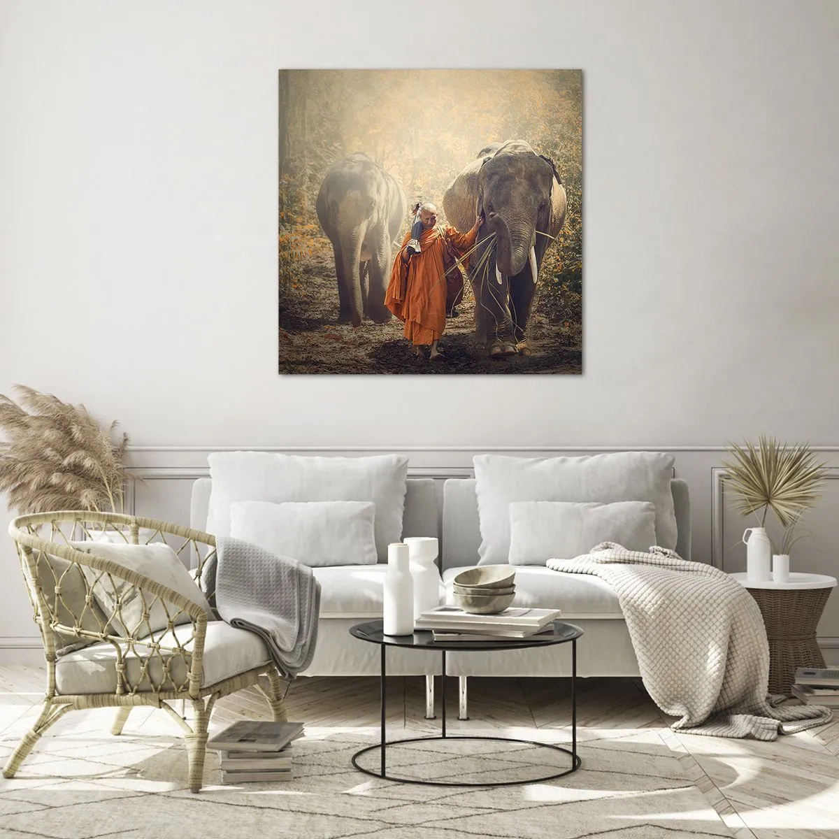 Glastavla - Bild på glas - Full förståelse - 70x70 cm