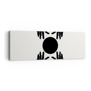 Canvastavla - Bild på duk - Ett hemligt tecken - 90x30 cm