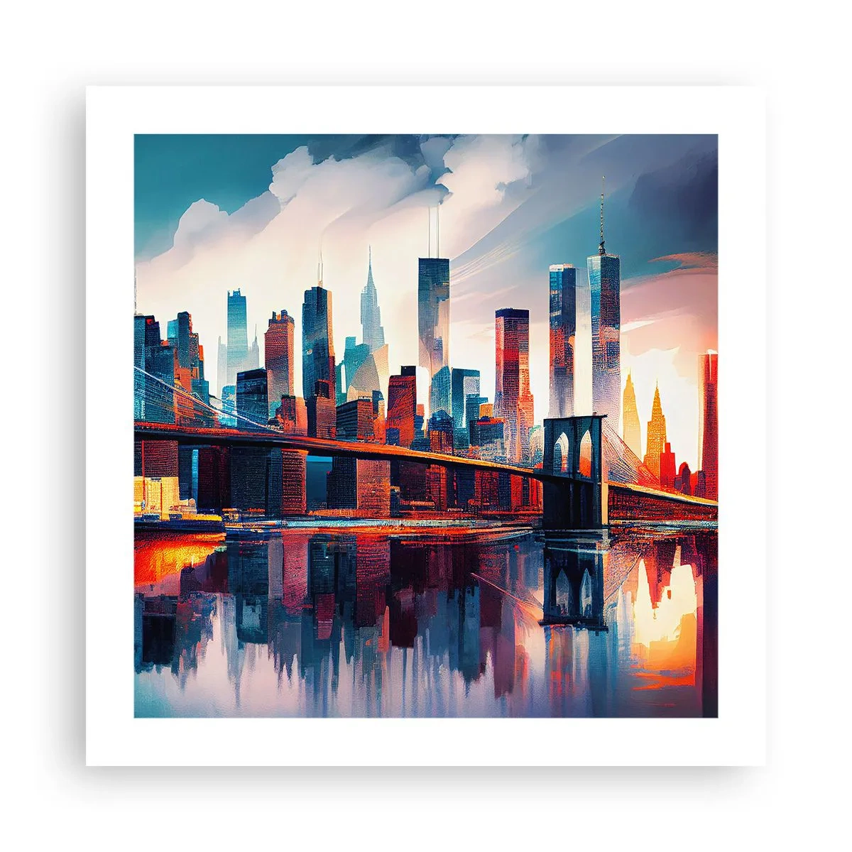 Affisch - Fenomenala New York - 50x50 cm