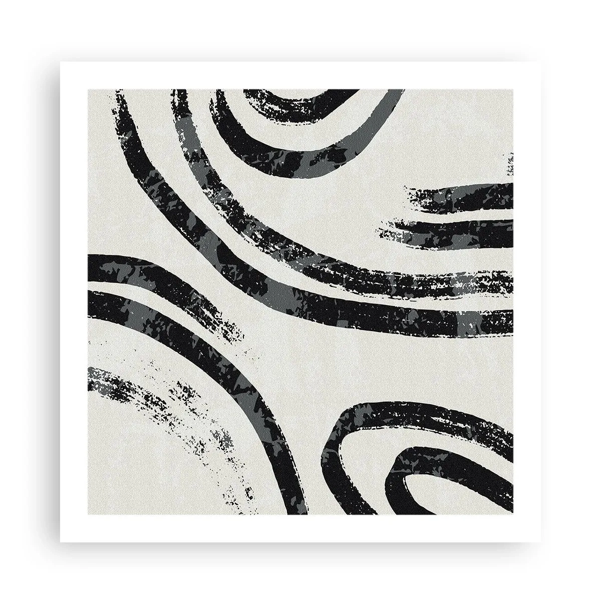 Affisch - Halvstoppad - 60x60 cm