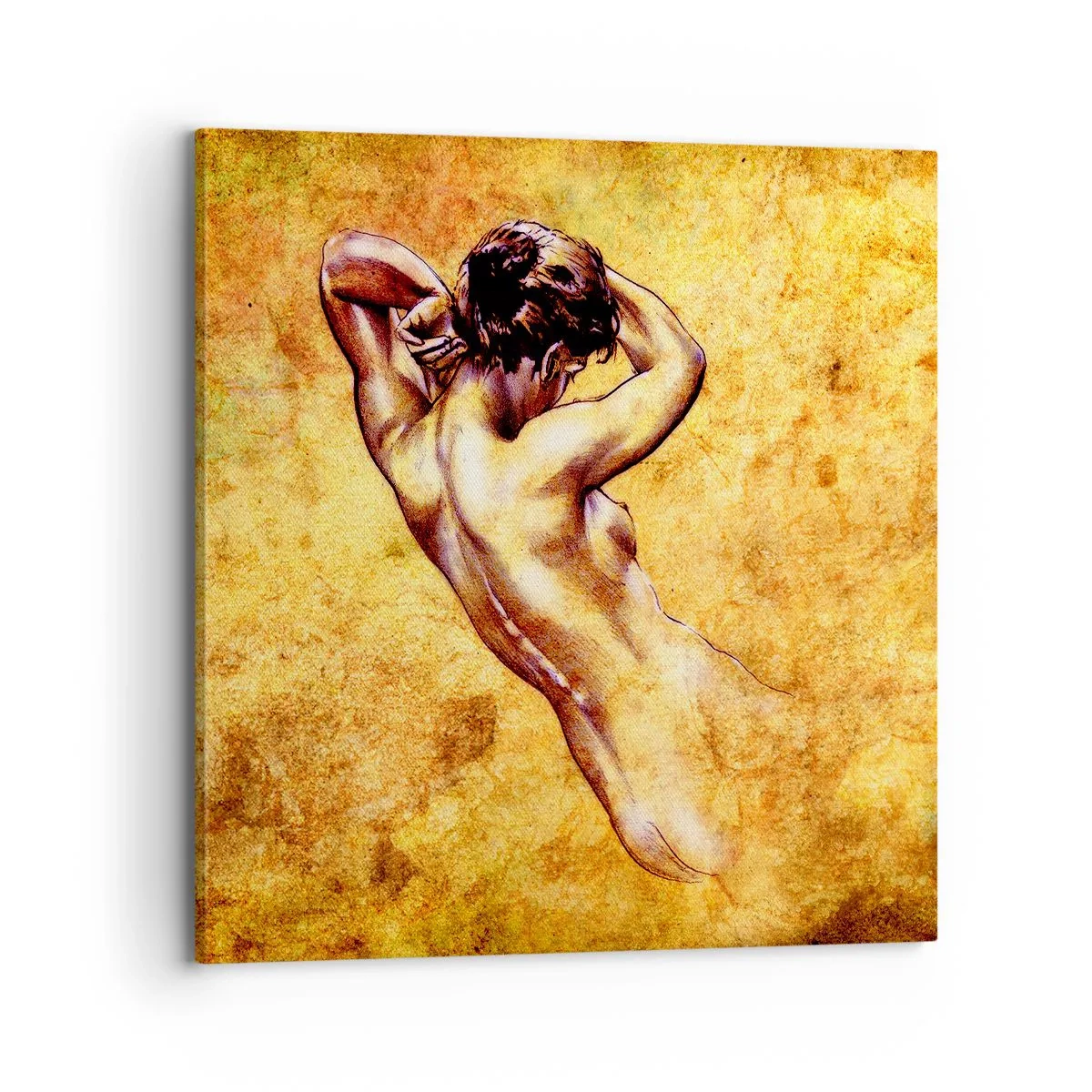 Canvastavla - Bild på duk - Upptäckt men fortfarande en hemlighet - 70x70 cm