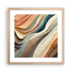 Affisch i ram av ljusek - Ögonblick före förändring - 40x40 cm