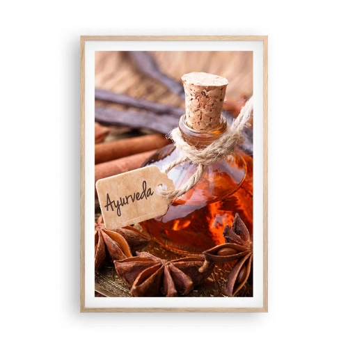 Affisch i ram av ljusek - Mot kroppens och själens enighet - 61x91 cm