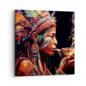 Canvastavla - Bild på duk - En magisk ritual - 30x30 cm