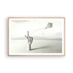 Affisch i ram av ljusek - Test av styrka - 91x61 cm