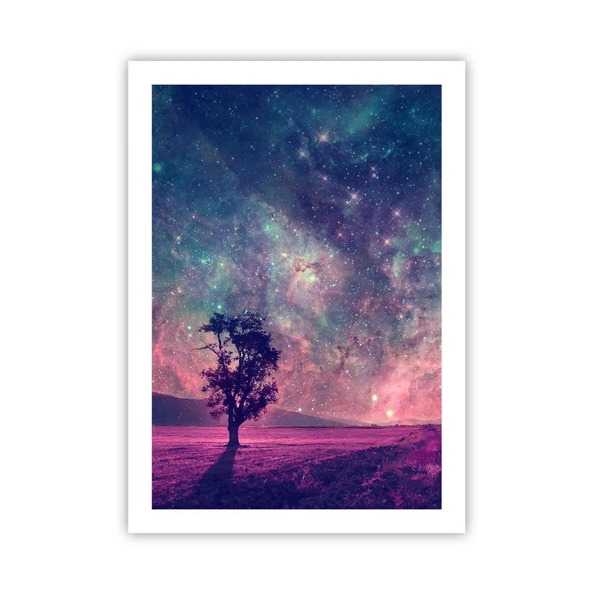 Affisch - Under magisk himmel - 50x70 cm