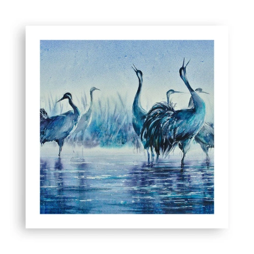Affisch - Morgonmöte - 50x50 cm