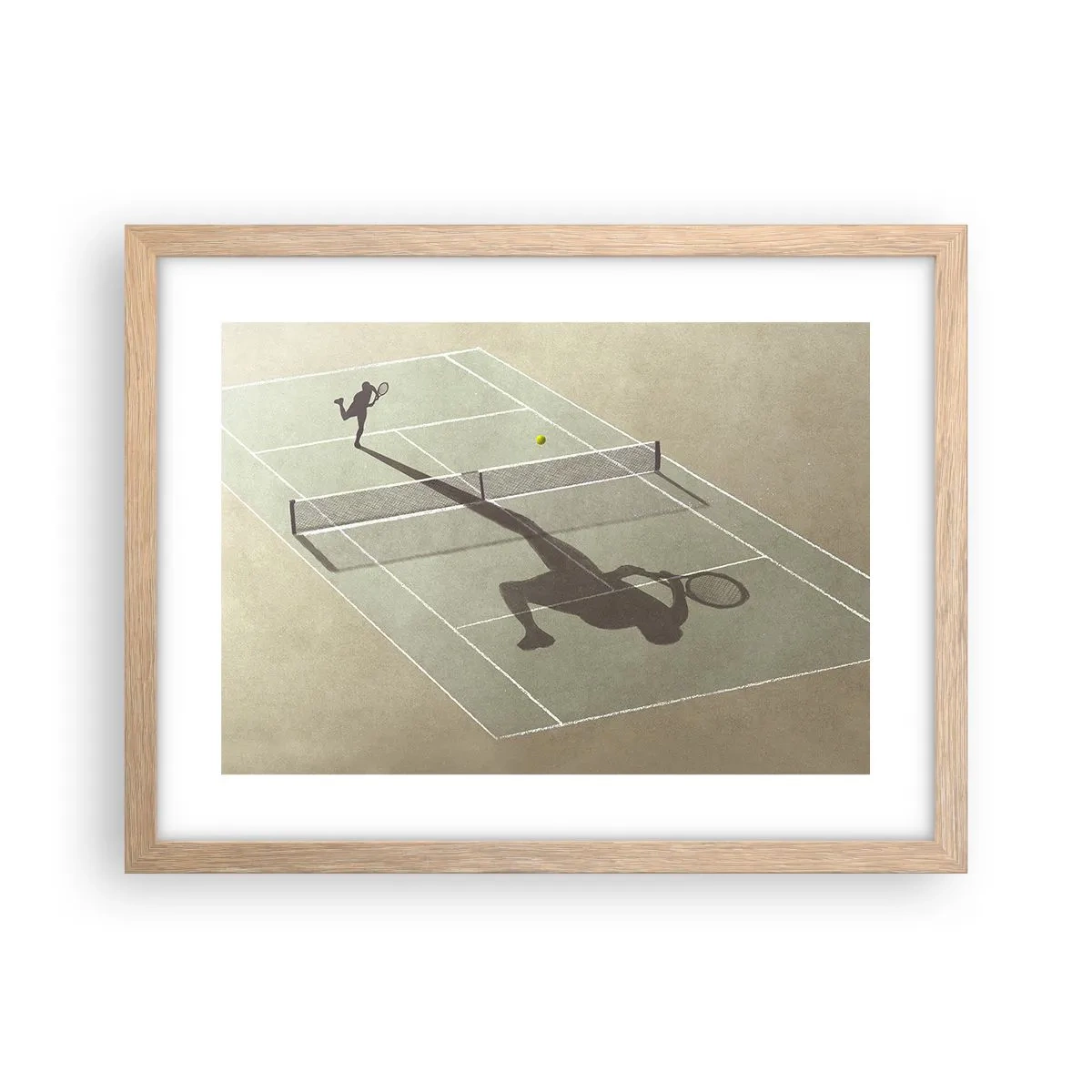 Affisch i ram av ljusek - Övervinna sig själv - 40x30 cm