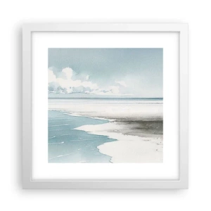 Affisch i vit ram - Milt tidvatten - 30x30 cm