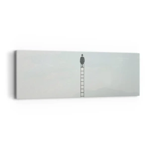 Canvastavla - Bild på duk - Var över det - 90x30 cm