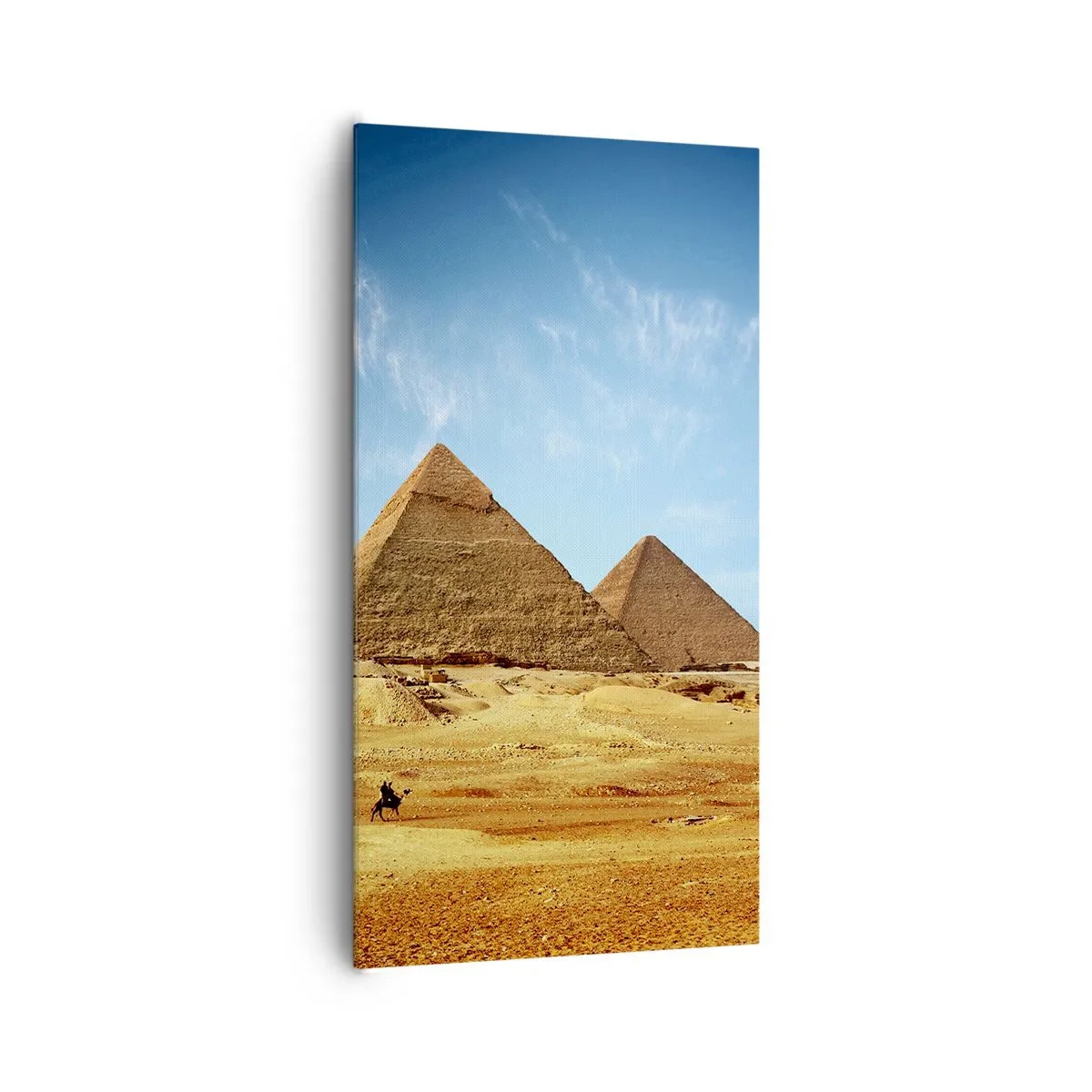 Canvastavla - Bild på duk - 40 sekler tittar på oss - 65x120 cm