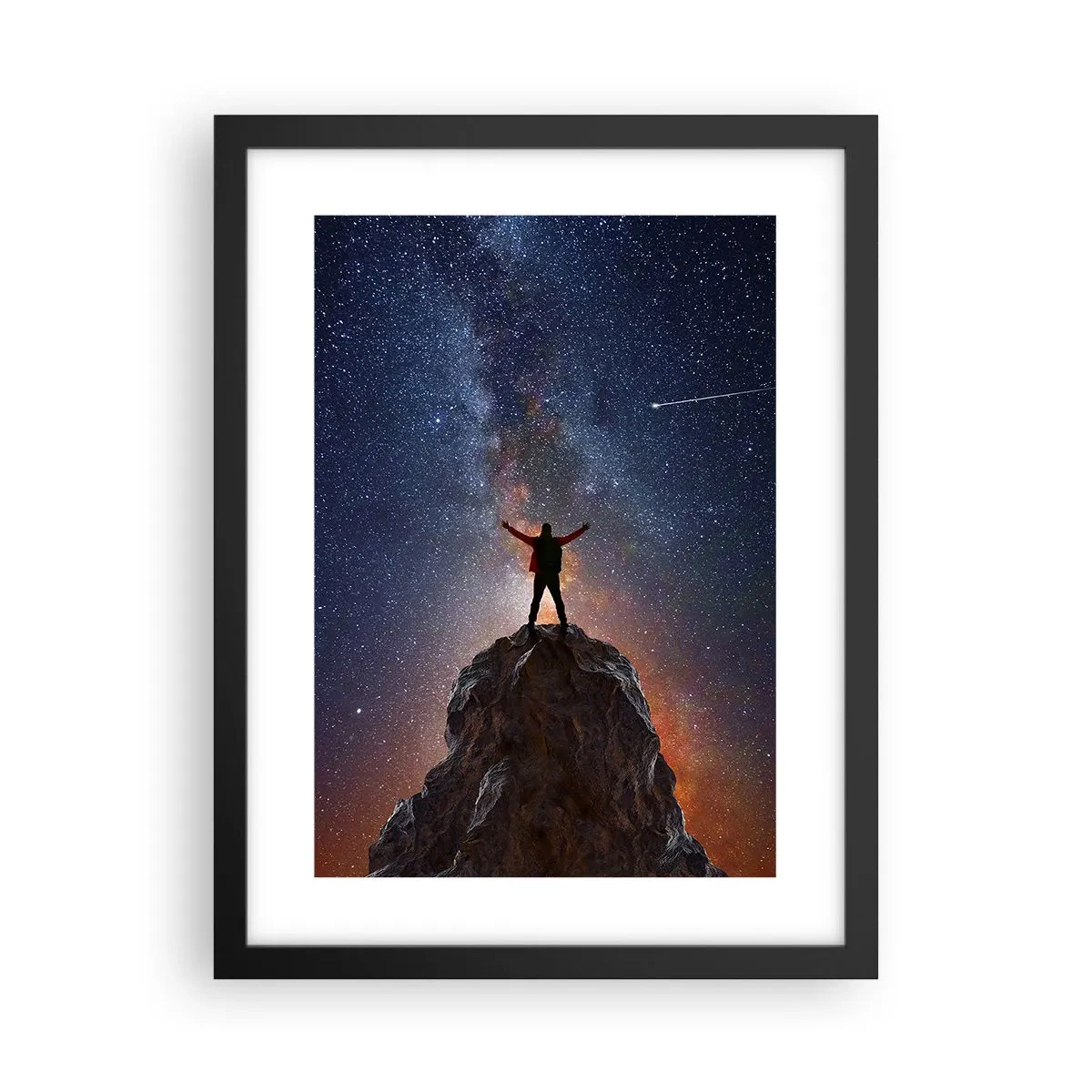 Affisch i svart ram - Kraften är med mig! - 30x40 cm