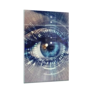 Glastavla - Bild på glas - Du tror att du känner mig - 80x120 cm