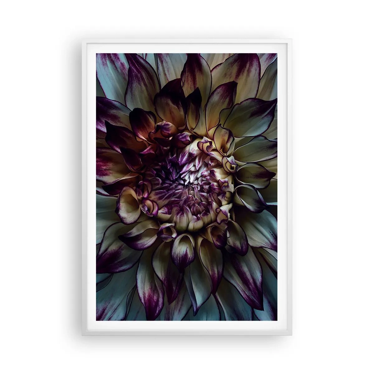 Affisch i vit ram - Blommande ungdom - 70x100 cm