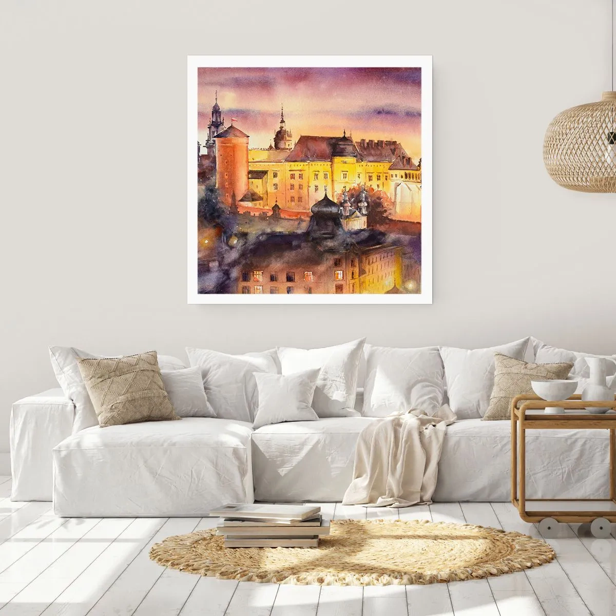 Affisch - En historia och en berättelse - 40x40 cm