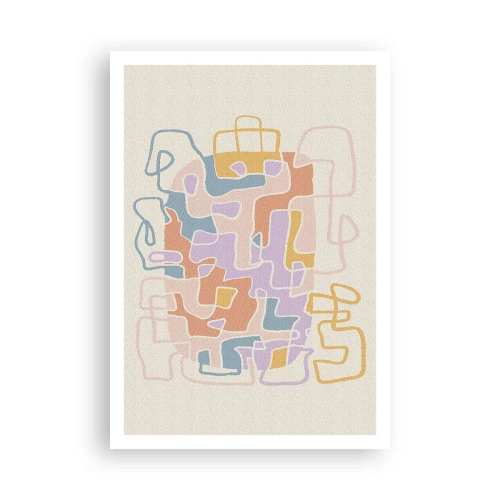 Affisch - Labyrint - ett glädjefyllt äventyr - 70x100 cm