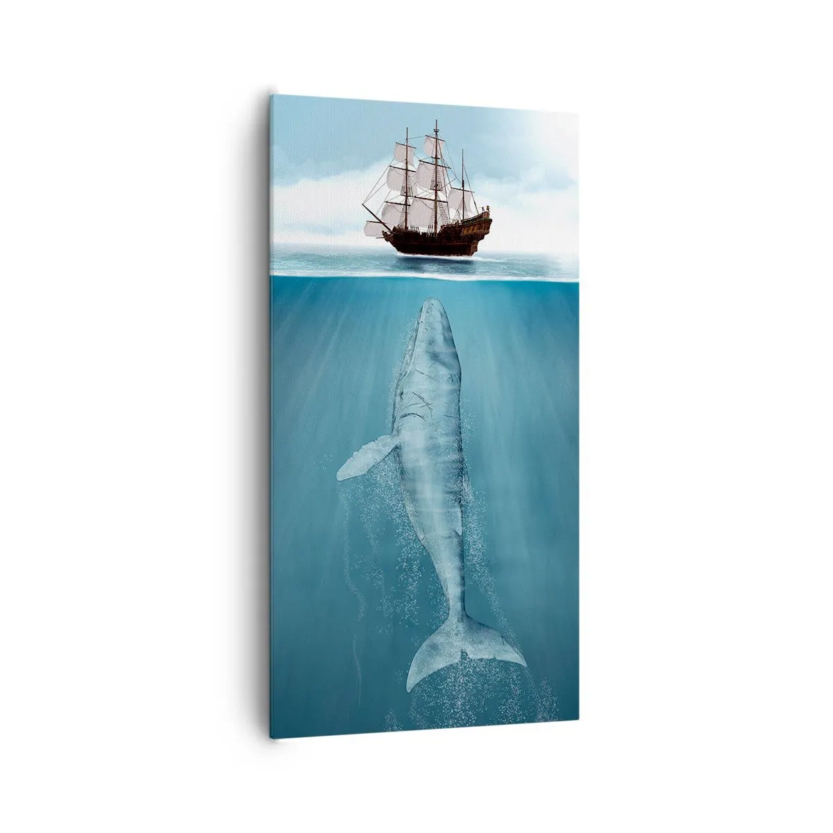 Canvastavla - Bild på duk - Bättre att inte veta - 65x120 cm