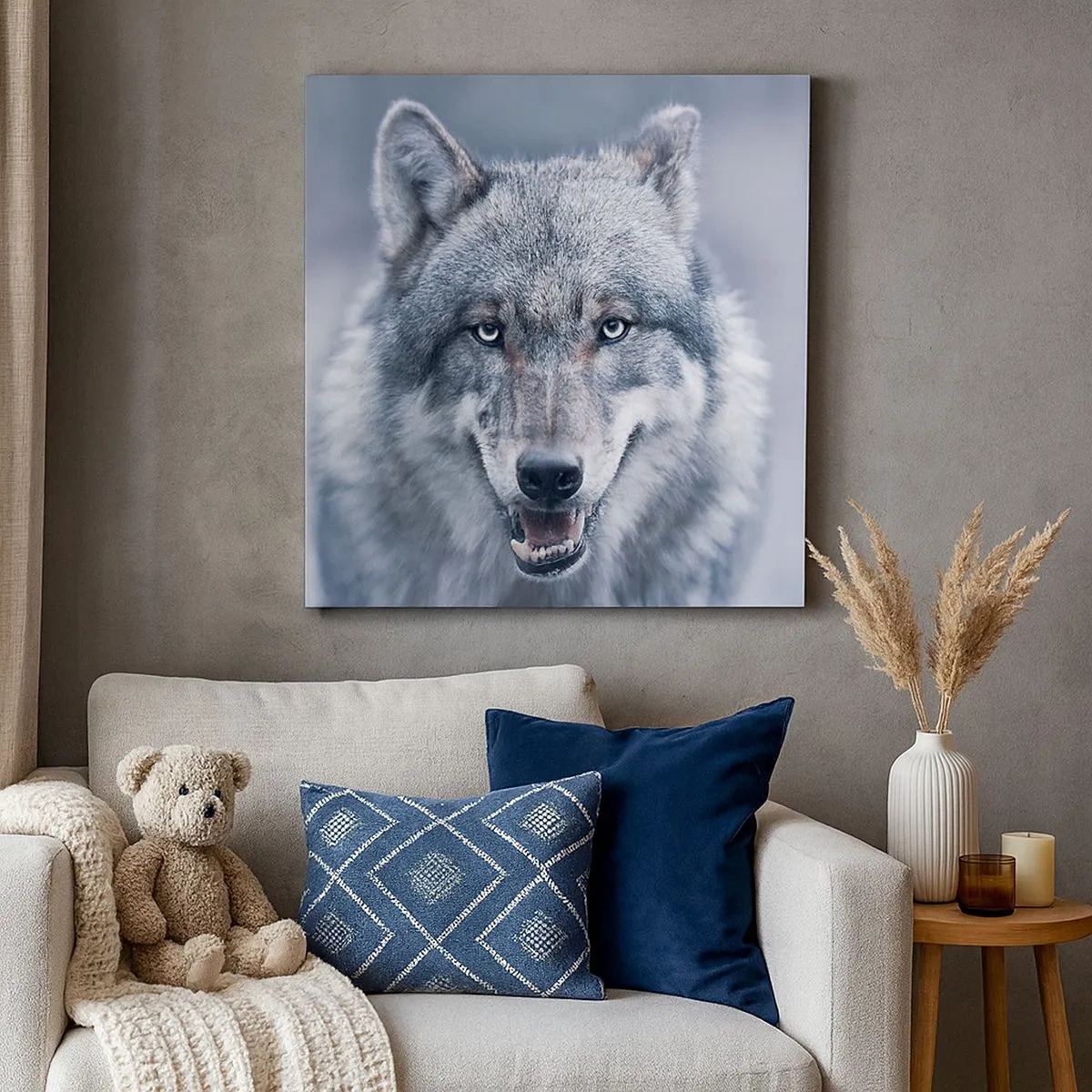 Canvastavla - Bild på duk - Tar du utmaningen? - 30x30 cm