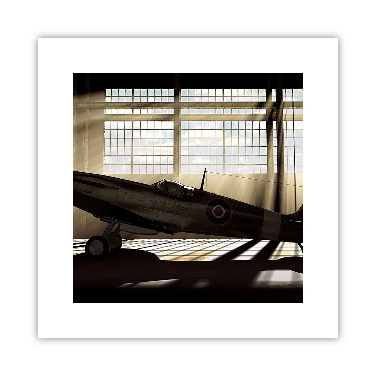 Affisch - Kämpens vila - 30x30 cm