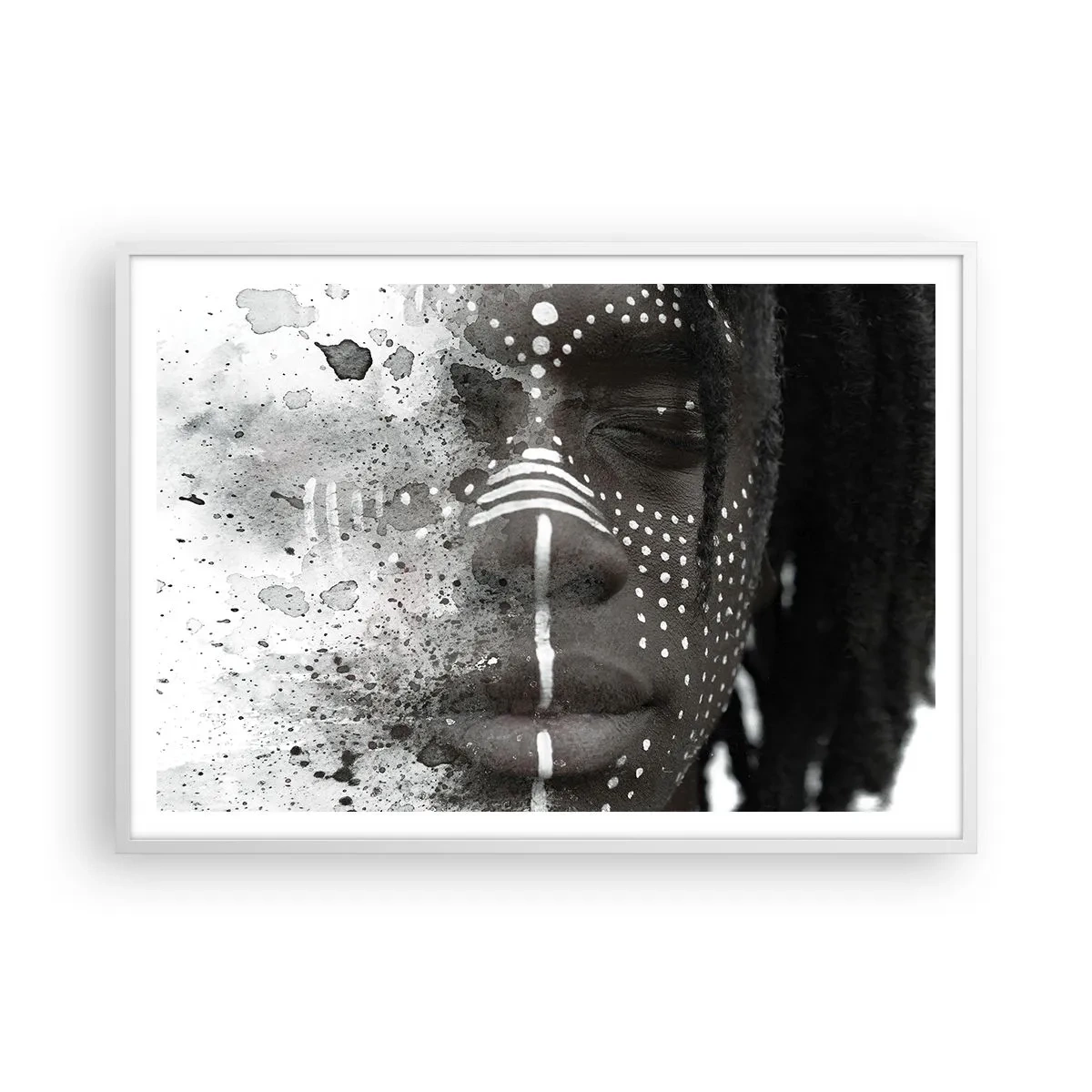 Affisch i vit ram - Upptäck den ursprungliga andan - 100x70 cm