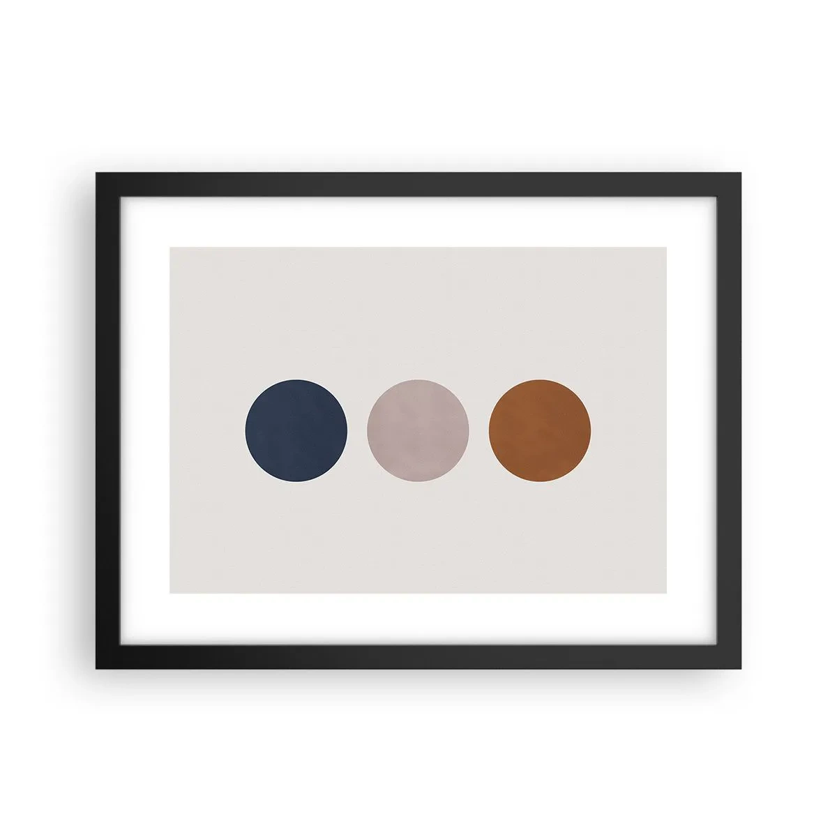 Affisch i svart ram - Perfektionens symbol - 40x30 cm