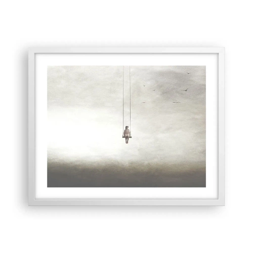 Affisch i vit ram - Barn i oss - 50x40 cm