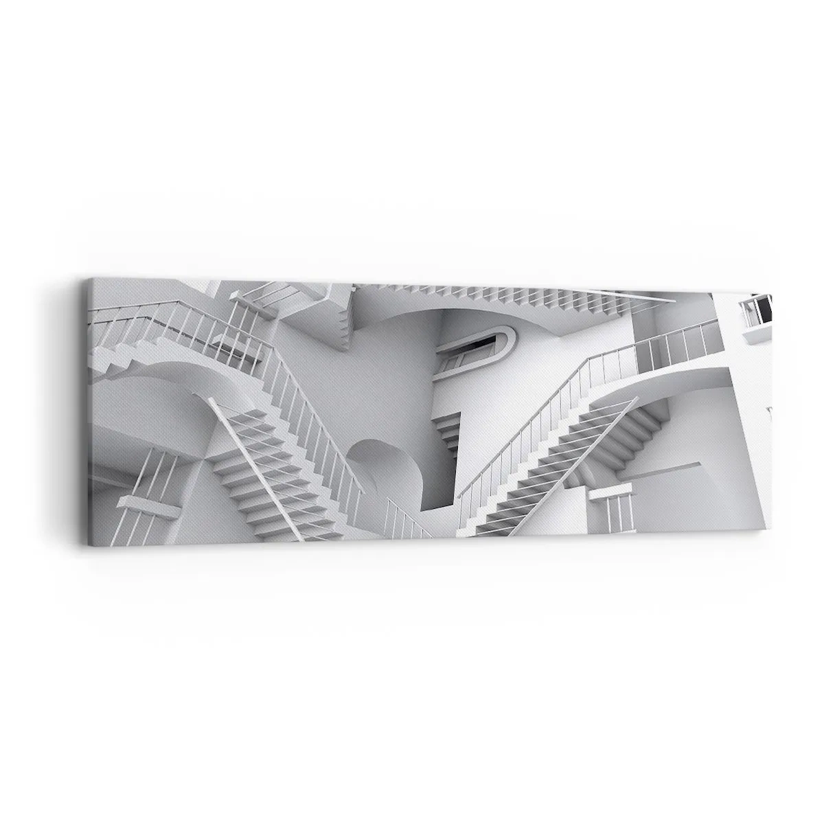 Canvastavla - Bild på duk - Rummets paradoxer - 90x30 cm