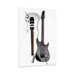 Glastavla - Bild på glas - Formens harmoni - 50x70 cm