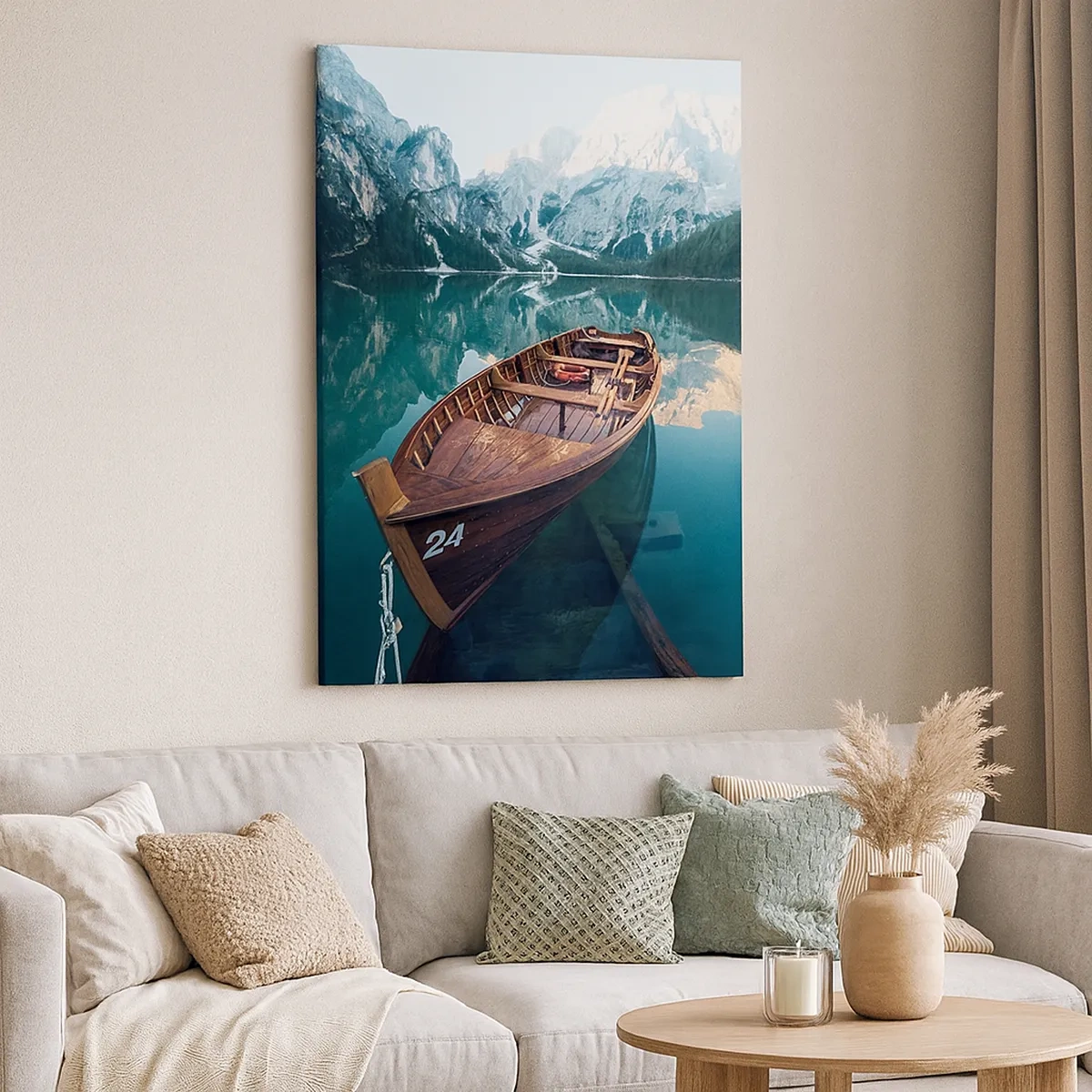 Canvastavla - Bild på duk - Som målat på glas - 50x70 cm